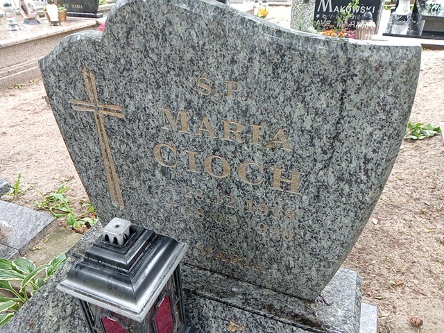 Maria Cioch 1916 Świerzno - Grobonet - Wyszukiwarka osób pochowanych
